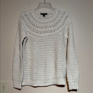 Ralph Lauren Cream Crochet Sweater
